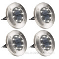 8LED Luz de disco solar de paisaje impermeable al aire libre caliente